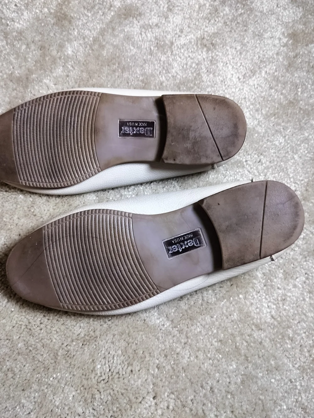 Dexter Tassel Fringe Slip-On Loafers in Light Beige